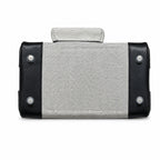 Birkin Cargo 25 Black Leather and Ecru Canvas Multi-Pocket Mini Bag