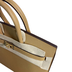 Birkin 25 Sellier 4B Biscuit Epsom Gold Hardware