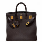 Large Birkin HAC 40cm Men's Tote in Premium Chocolate Brown Togo Cowhide