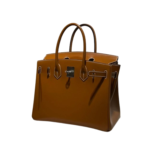Birkin 30 Sellier in Gold Boxcalf Leather (Palladium Hardware)