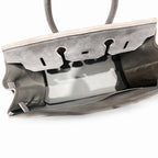 Birkin 35 Retourne in Etoupe Suede Grizzly (Gold Hardware)