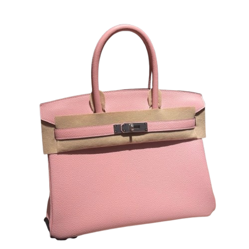 Birkin 25  Retourne 3Q Rose Sakura Togo Silver Hardware
