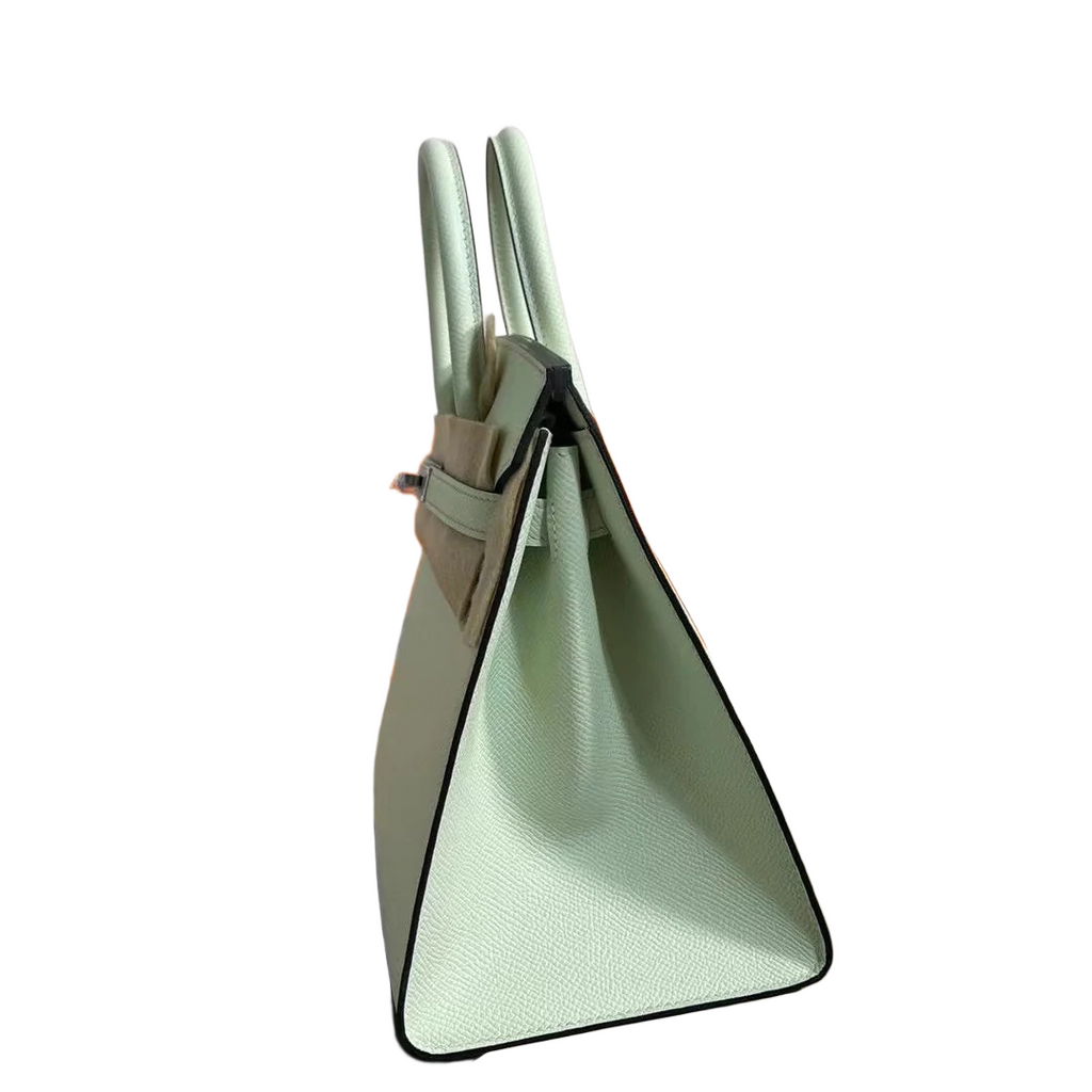 Birkin 25 Sellier Vert Fizz Epsom Silver Hardware