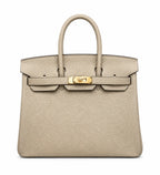 Birkin 25 Retourne in Trench Togo Leather (Gold Hardware)