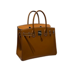 Birkin 30 Sellier in Gold Boxcalf Leather (Palladium Hardware)