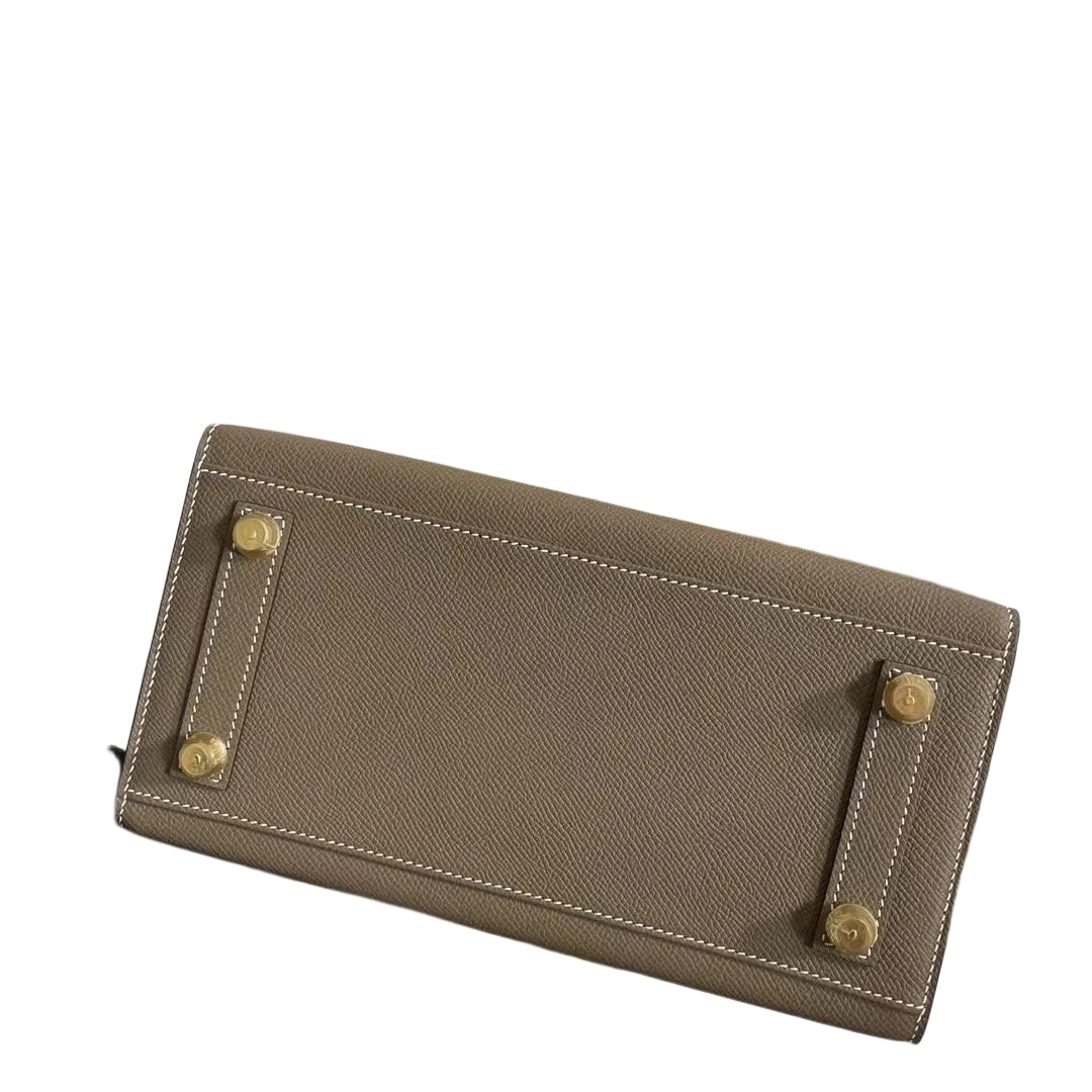 Birkin 25 Sellier 18 Etoupe Epsom Gold Hardware