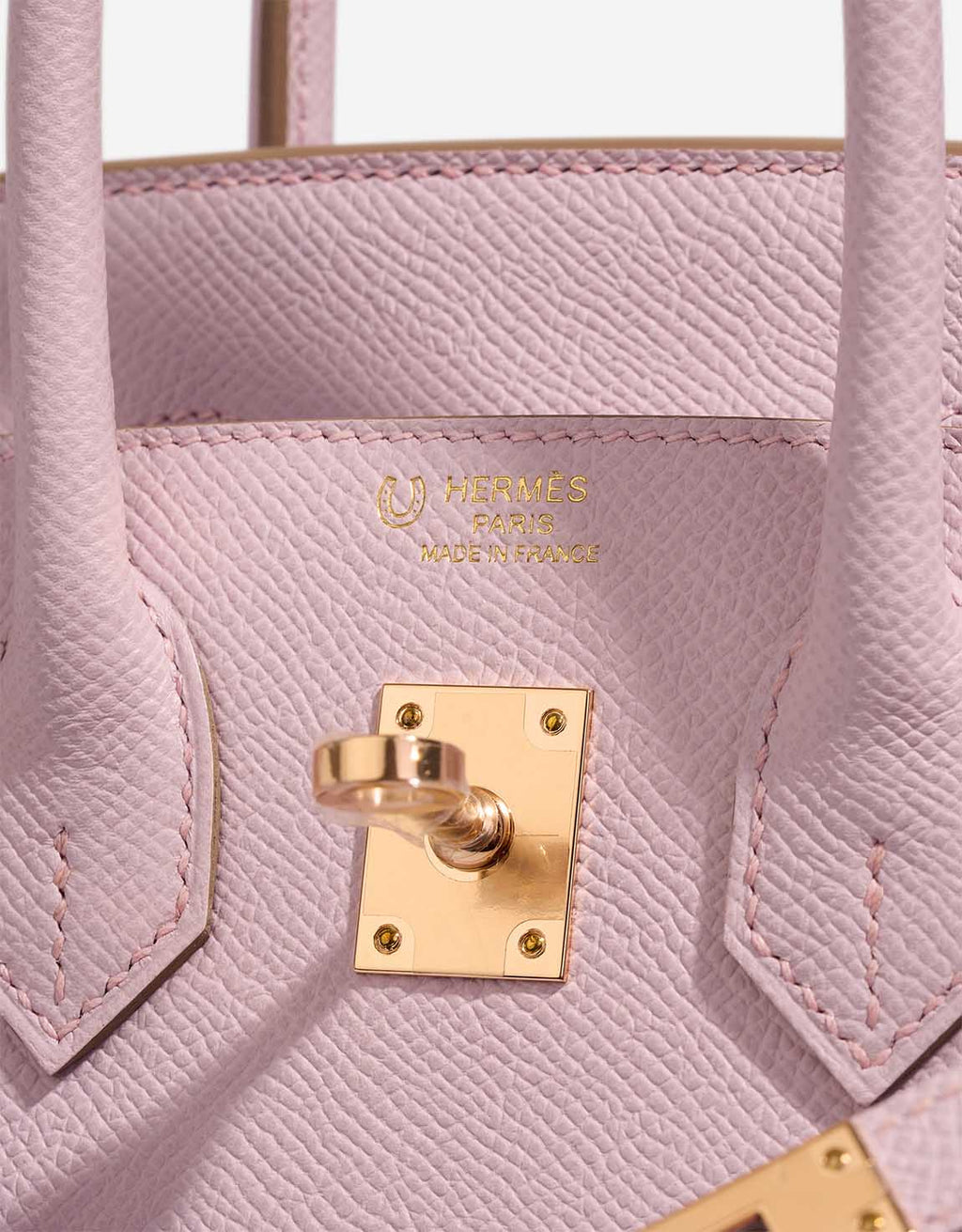 Birkin HSS 25 Epsom Mauve Pâle / Rose Sakura Golden Lock