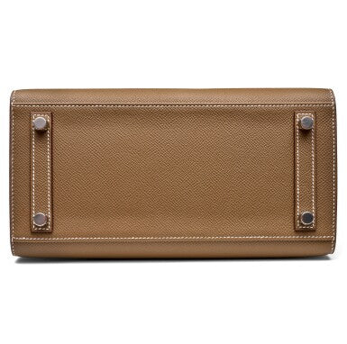 Etoupe Epsom Birkin 25 Sellier Palladium Hardware