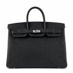 Birkin 40 Retourne in Noir Togo Leather (Palladium Hardware)