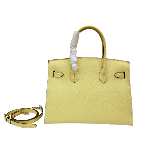 Birkin Style 25/30 Sellier in Lime Epsom Leather (Gold Hardware)