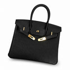 Birkin Retourne in Noir Togo Leather with Contrast Interior (Gold Hardware)
