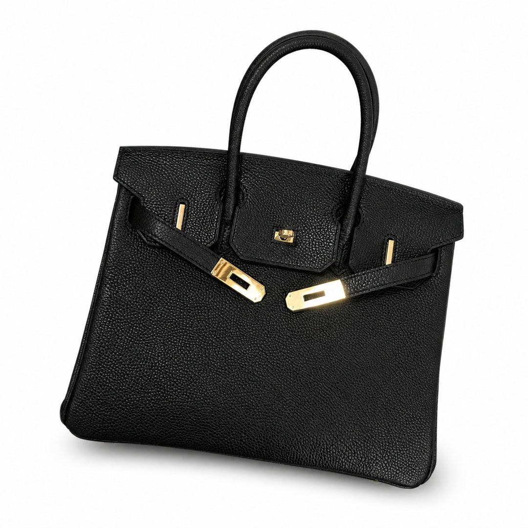 Birkin Retourne in Noir Togo Leather with Contrast Interior (Gold Hardware)