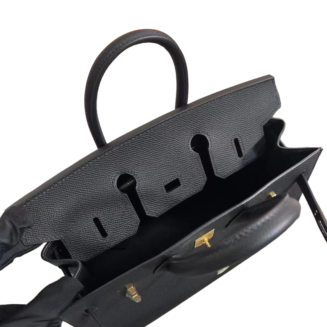 Birkin 25 Sellier 89 Black Epsom Gold Hardware