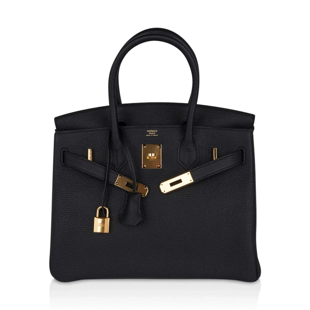 Birkin 30 Bag Black Togo Leather with Gold Hardware