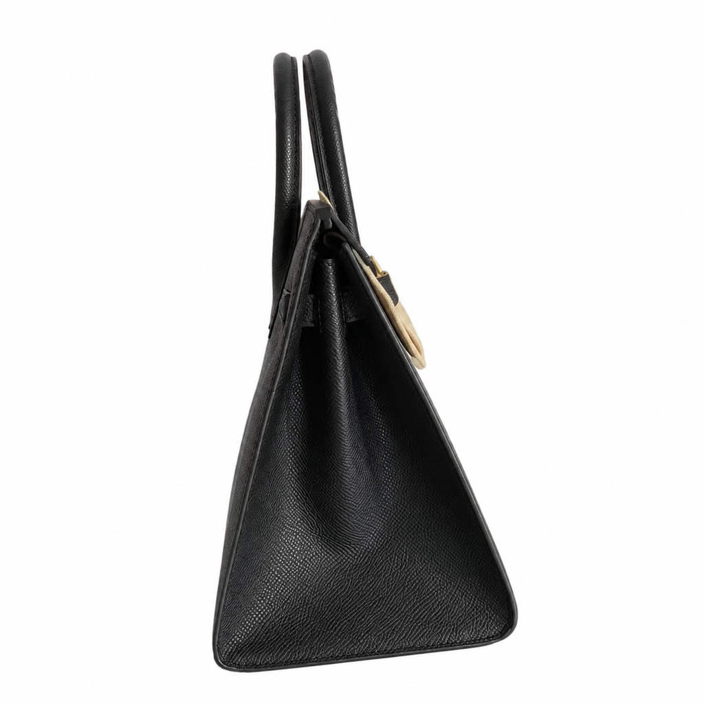 Birkin 25 Sellier 89 Black Epsom Gold Hardware