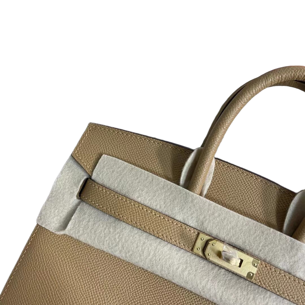Birkin 25 Sellier 4B Biscuit Epsom Gold Hardware