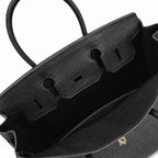 Birkin Retourne in Noir Togo Leather with Contrast Interior (Gold Hardware)