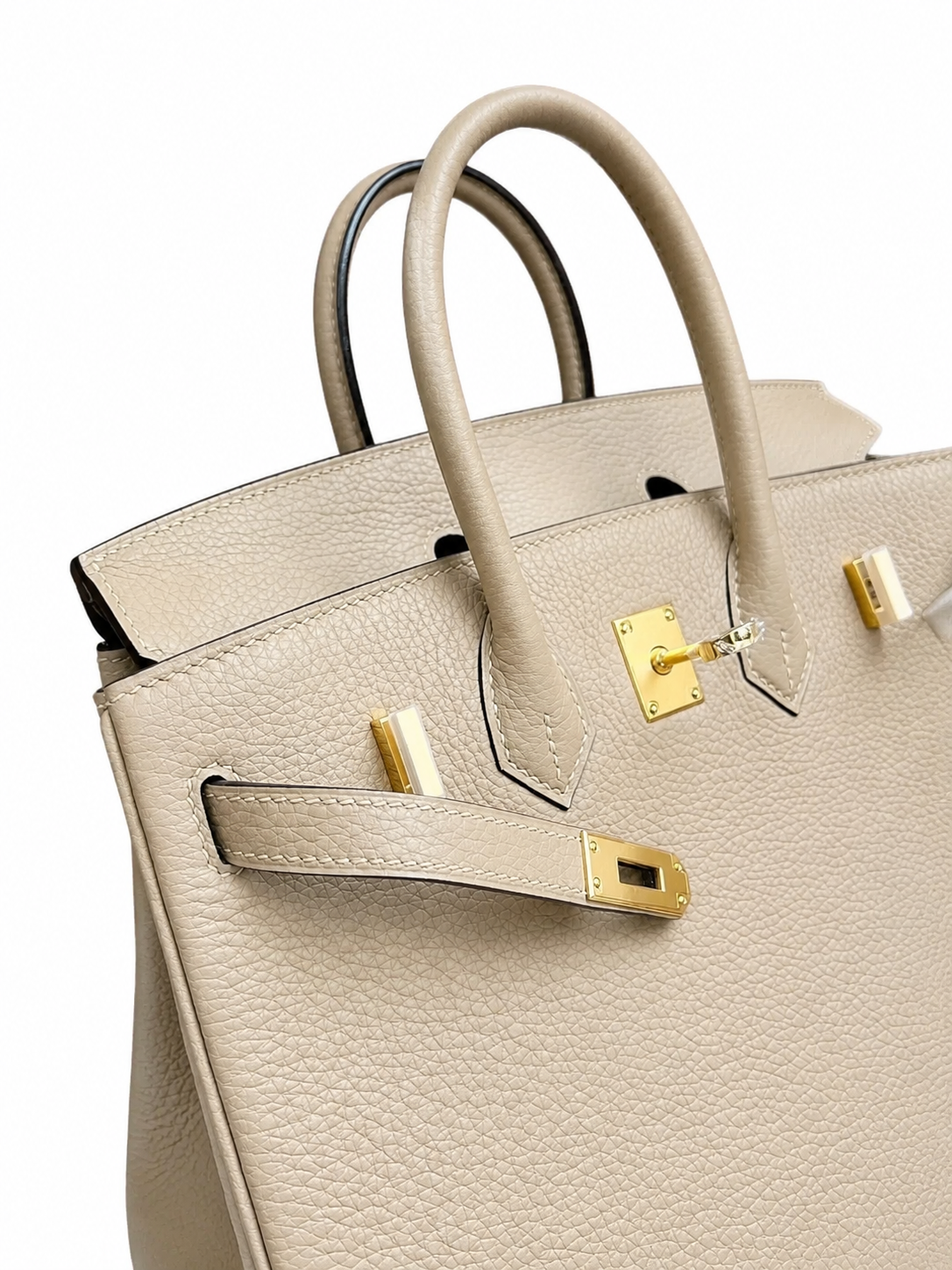 Birkin 25 Retourne in Trench Togo Leather (Gold Hardware)