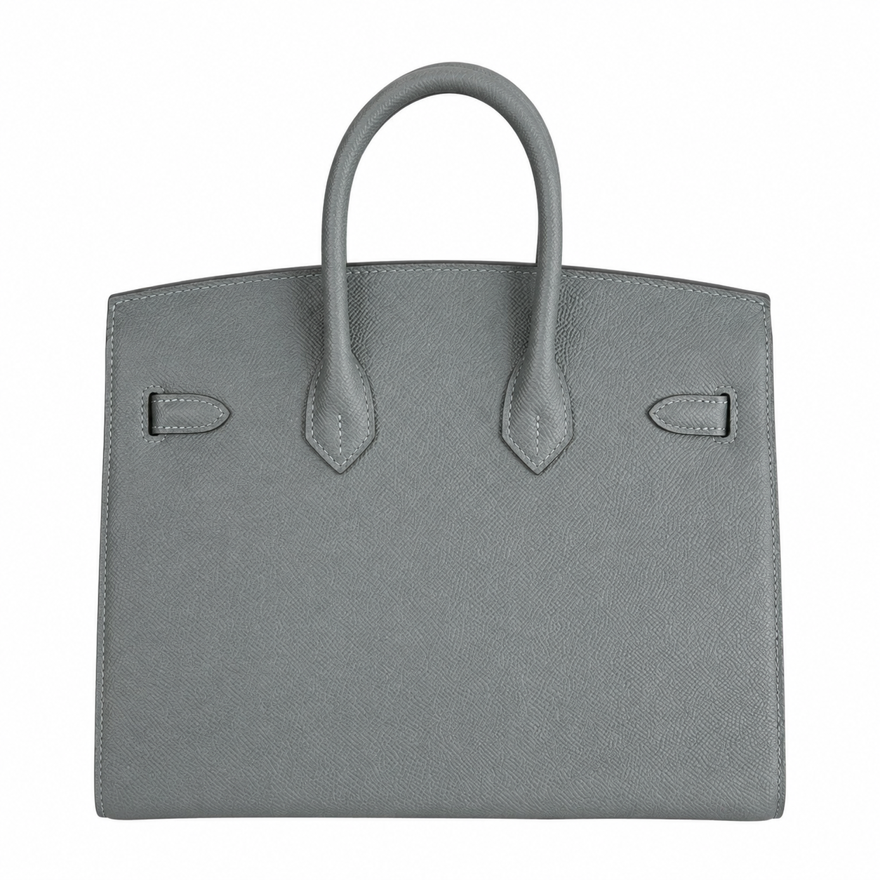 Birkin 25 Sellier 63 Vert Amande Epsom Silver Hardware