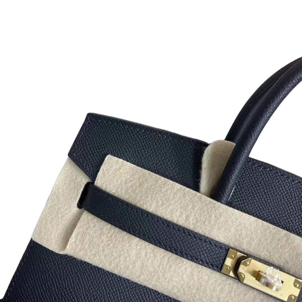 Birkin 25 Sellier 89 Black Epsom Gold Hardware