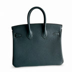 Mini Birkin 25cm Officier Edition in Cypress Green Togo & Swift Calfskin