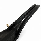 Birkin Retourne in Noir Togo Leather with Contrast Interior (Gold Hardware)