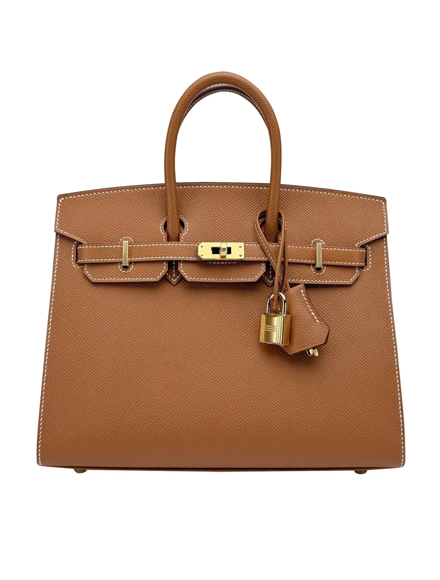 Birkin Gold Tan Togo Leather 25cm Togo calfskin leather Gold accessories