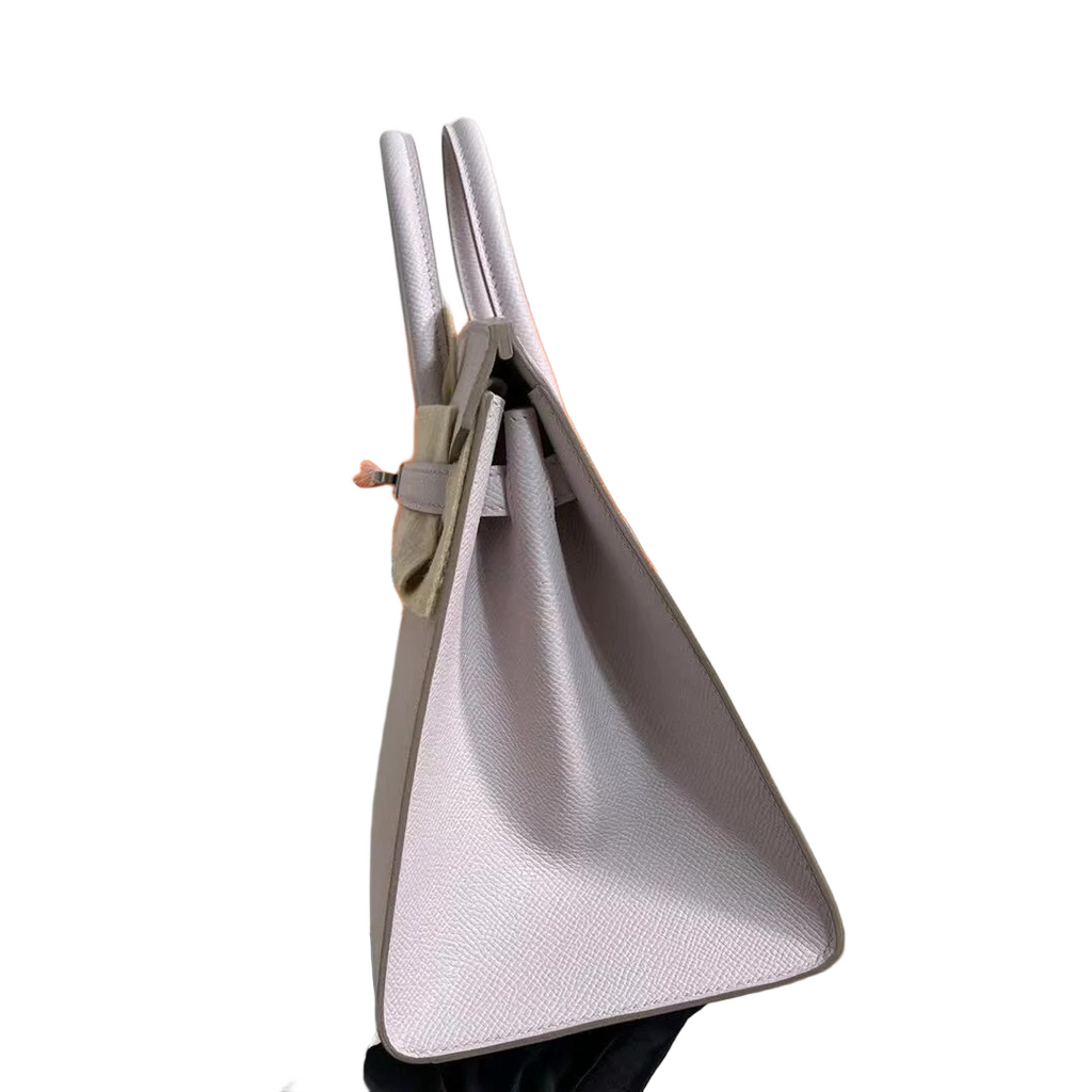 Hermès Birkin 25 Sellier Mauve Pale Epsom Silver Hardware
