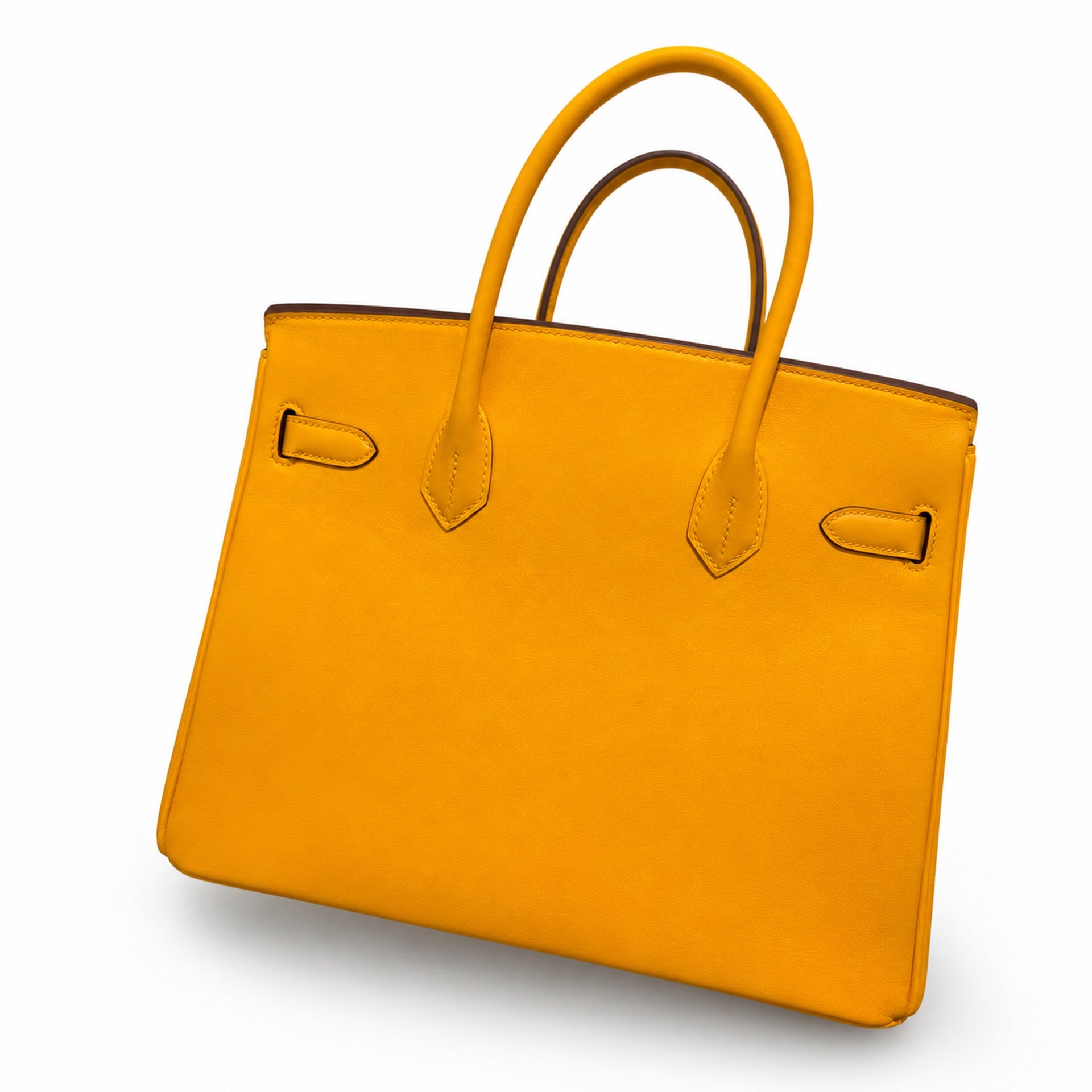 Birkin 30cm HSS Edition in Amber Yellow with Rainbow Swift Fringe