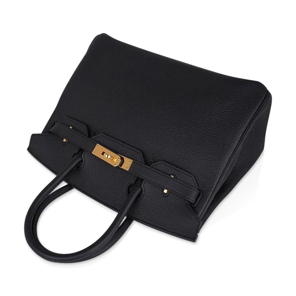 Birkin 30 Bag Black Togo Leather with Gold Hardware