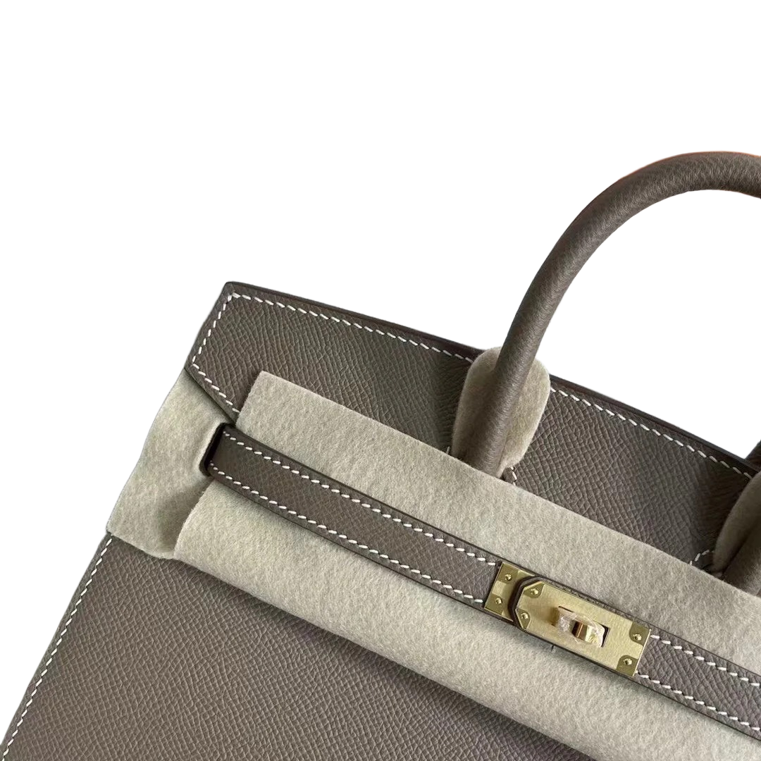 Birkin 25 Sellier 18 Etoupe Epsom Gold Hardware