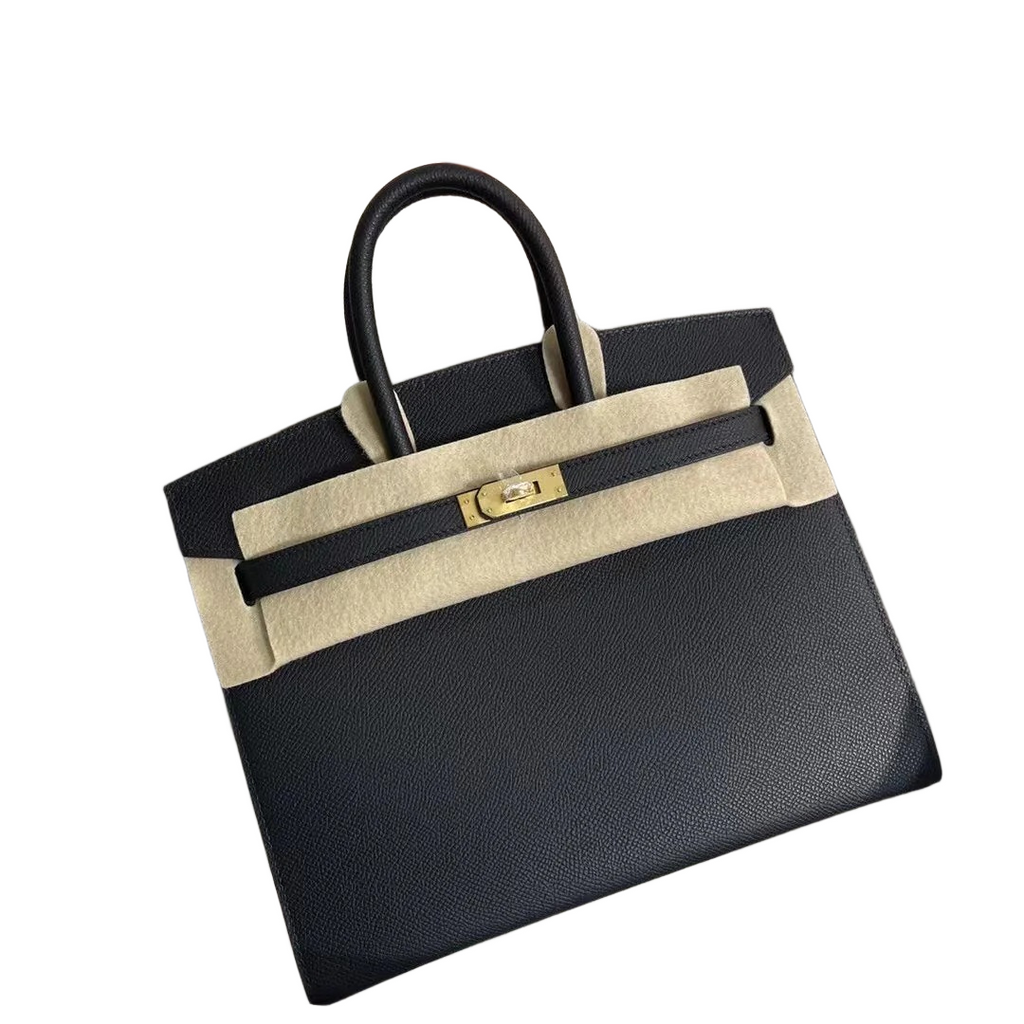 Birkin 25 Sellier 89 Black Epsom Gold Hardware