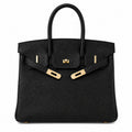 Birkin Retourne in Noir Togo Leather with Contrast Interior (Gold Hardware)