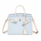 Birkin 25/30 Retourne Bi-Color in Bleu Brume and Craie Togo Leather (Palladium Hardware)