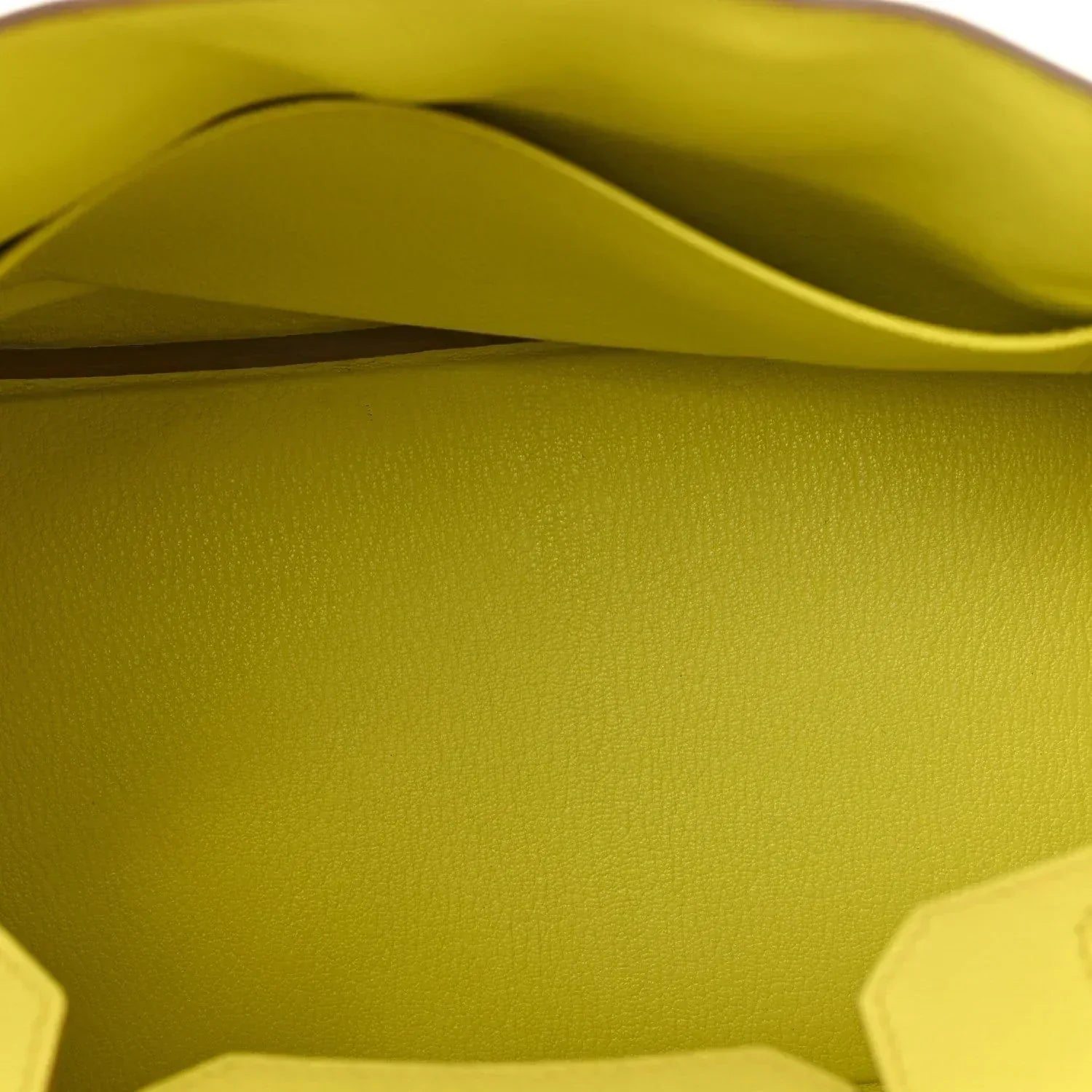 Birkin25 Sellier Jaune Milton Veau Epsom Silver Handbag