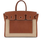 Birkin 35 L'Envers Edition Fauve Barenia Faubourg Palladium Hardware