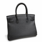 Birkin Ghillies 30 Total Black Leather Top-Handle Bag