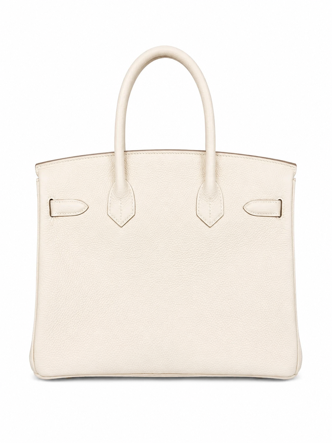 Birkin 30 Retourne in Craie Togo Leather (Palladium Hardware)