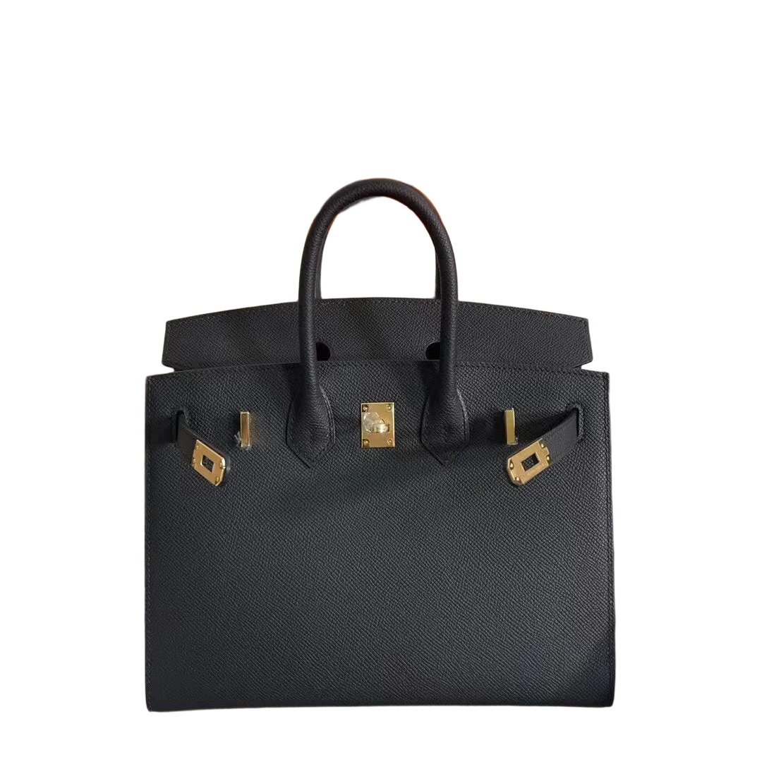 Birkin 25 Sellier 89 Black Epsom Gold Hardware