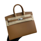 Birkin 25 Sellier 37 Gold Epsom Silver Hardware