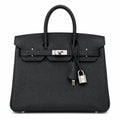 Birkin Retourne in Noir Togo Leather with Contrast Interior (Palladium Hardware)