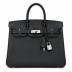 Birkin Retourne in Noir Togo Leather with Contrast Interior (Palladium Hardware)