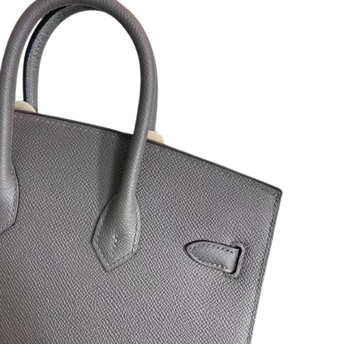 Birkin 25 Sellier 8F Etain Epsom Silver Hardware