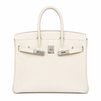 Birkin 30 Retourne in Craie Togo Leather (Palladium Hardware)