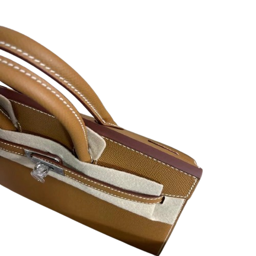 Birkin 25 Sellier 37 Gold Epsom Silver Hardware