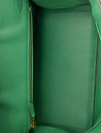 Birkin Emerald Shiny Niloticus Crocodile Gold Hardware