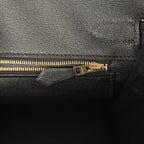 Birkin Black Matte Niloticus Crocodile Gold Hardware