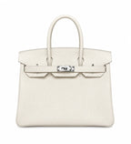 Birkin 30 Retourne in Craie Togo Leather (Palladium Hardware)