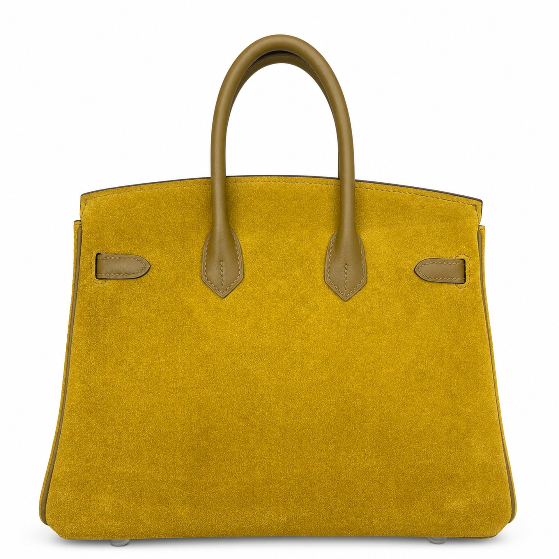Mini Birkin 25cm Grizzly Edition in Weimaraner Beige & Suede (Silver Hardware)