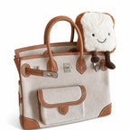 Birkin Cargo 30 Gold Swift Leather and Ecru Canvas Multi-Pocket Bag